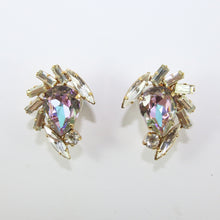 Load image into Gallery viewer, HQM Austrian Aurore Boreale &amp; Clear Crystal Multi Shape Earrings (Pierced)