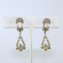 Load image into Gallery viewer, HQM Austrian Vintage Small Chandelier Drop Earrings (Clip-On)