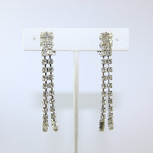 Load image into Gallery viewer, HQM Austrian Vintage Delicate Two Tassel Drop Earrings (Clip-On)
