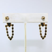 Load image into Gallery viewer, HQM Austrian Single Deco Dagger Drop Earrings (Pierced)