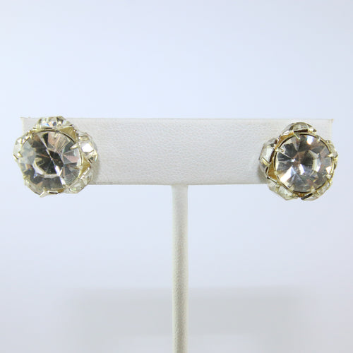 HQM Austrian Vintage Small Multi Sided Stud Earrings (Pierced)
