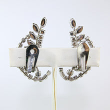Load image into Gallery viewer, HQM Austrian Vintage Unsigned Leaf Cuff Earrings (Clip-On)