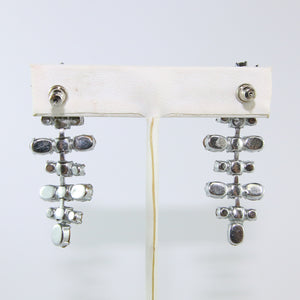 HQM Austrian Vintage Unsigned Mobile Singular Multi Bar Drop Earrings (Pierced)