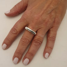 Load image into Gallery viewer, HQM Sterling Silver &amp; Clear Crystal &#39;Cate&#39; Ring
