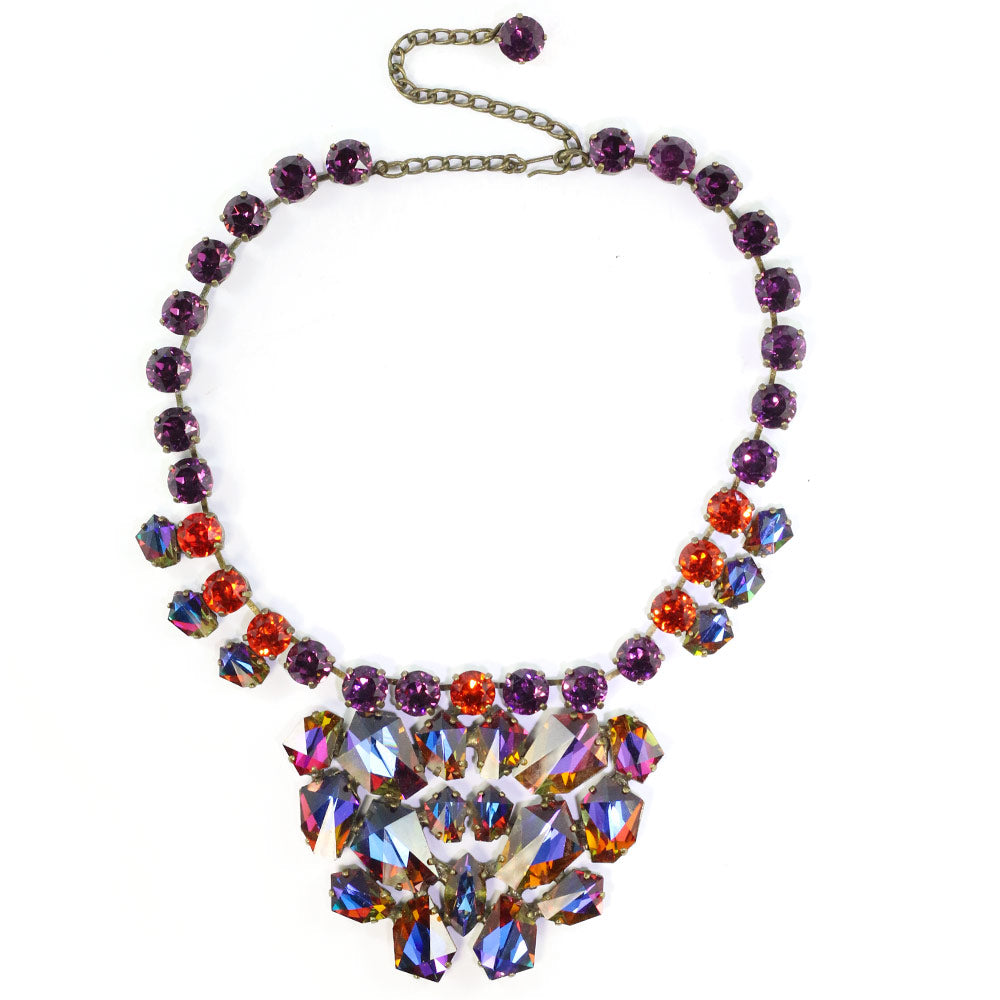 Harlequin Market Large Austrian Crystal Neckpiece