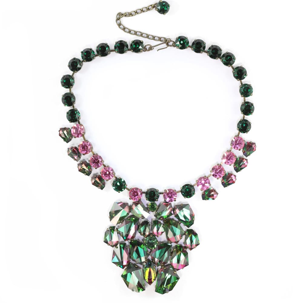 Harlequin Market Large Austrian Crystal Neckpiece