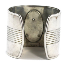 Load image into Gallery viewer, Jean Paul Gaultier Vintage Iconic Steel Perfume Tin Can Cuff c. 1990