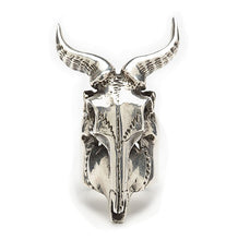 Load image into Gallery viewer, William Griffiths Sterling Silver Kudu Skull Ring
