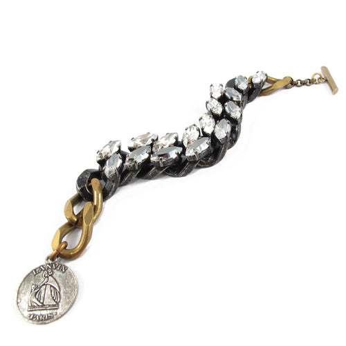 Signed 'Lanvin' Crystal Bracelet - Made in France