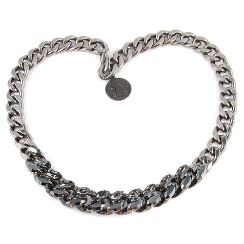 Signed 'Lanvin' Crystal Necklace - Made in France