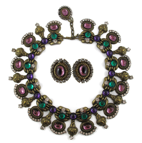 Vintage Signed 'Vrba' for Harlequin Market Neckpiece