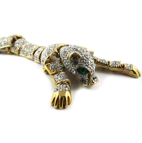 Vintage Rare Crystal Encrusted Brooch