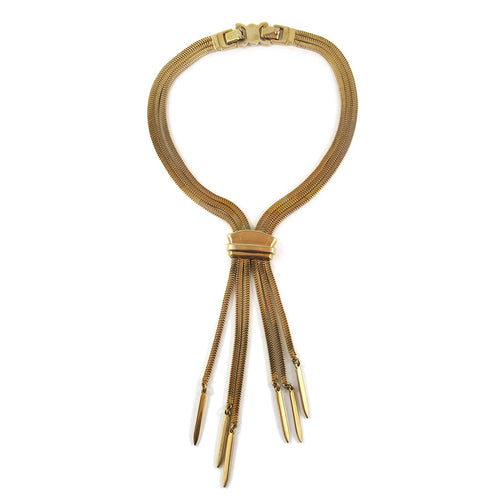 Vintage Signed 'Monet' Tassel Necklace