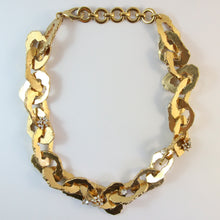 Load image into Gallery viewer, Ciner NY Crystal Chunky Link Disc Chain Necklace