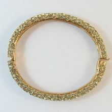Load image into Gallery viewer, Ciner NY Jonquil Crystal Encrusted Clamper Bangle