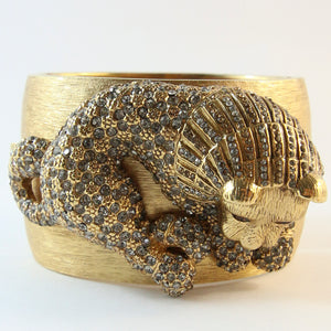 Ciner NY Statement Brushed Gold Lion Body Cuff - Harlequin Market