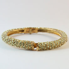 Load image into Gallery viewer, Ciner NY Jonquil Crystal Encrusted Clamper Bangle