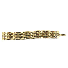 Load image into Gallery viewer, Vintage Signed &#39;Givenchy Paris&#39; 1980&#39;s Modernist Gold Tone Link Bracelet