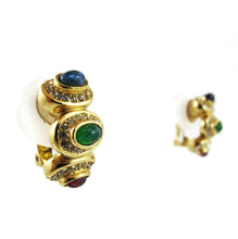 Load image into Gallery viewer, Vintage Signed &#39;Christian Dior&#39; Vintage Gripoix Clip Earrings