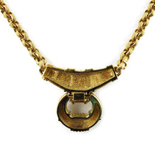 Load image into Gallery viewer, Vintage Signed &#39;Grosse&#39; (Dior) Necklace with Faux Lapis &amp; Pearl Pendant