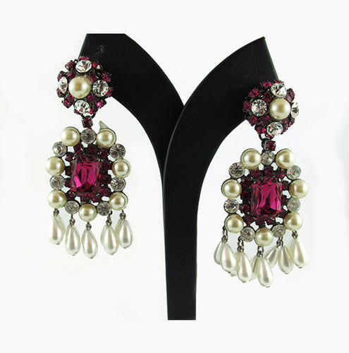 Signed 'Vrba' Earrings