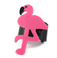 Load image into Gallery viewer, HQM Pop Art Plastics Pink Flamingo Cuff