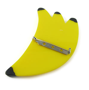 HQM Contemporary Pop Art Plastics Banana Brooch