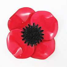 Load image into Gallery viewer, HQM - Signed &#39;C.D&#39; Resin Pink Poppy Flower Brooch