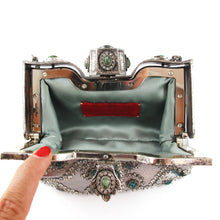 Load image into Gallery viewer, Vintage Signed 1970&#39;s Catwalk &#39;Valentino&#39; Jewelled Evening Purse
