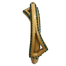 Load image into Gallery viewer, Rare Vintage Celluloid Green Crystal Encrusted Bangle c. 1930s