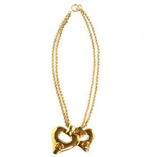 Load image into Gallery viewer, Chanel Vintage Signed Double Heart, Double Chain Pendant Necklace 1993 - Harlequin Market