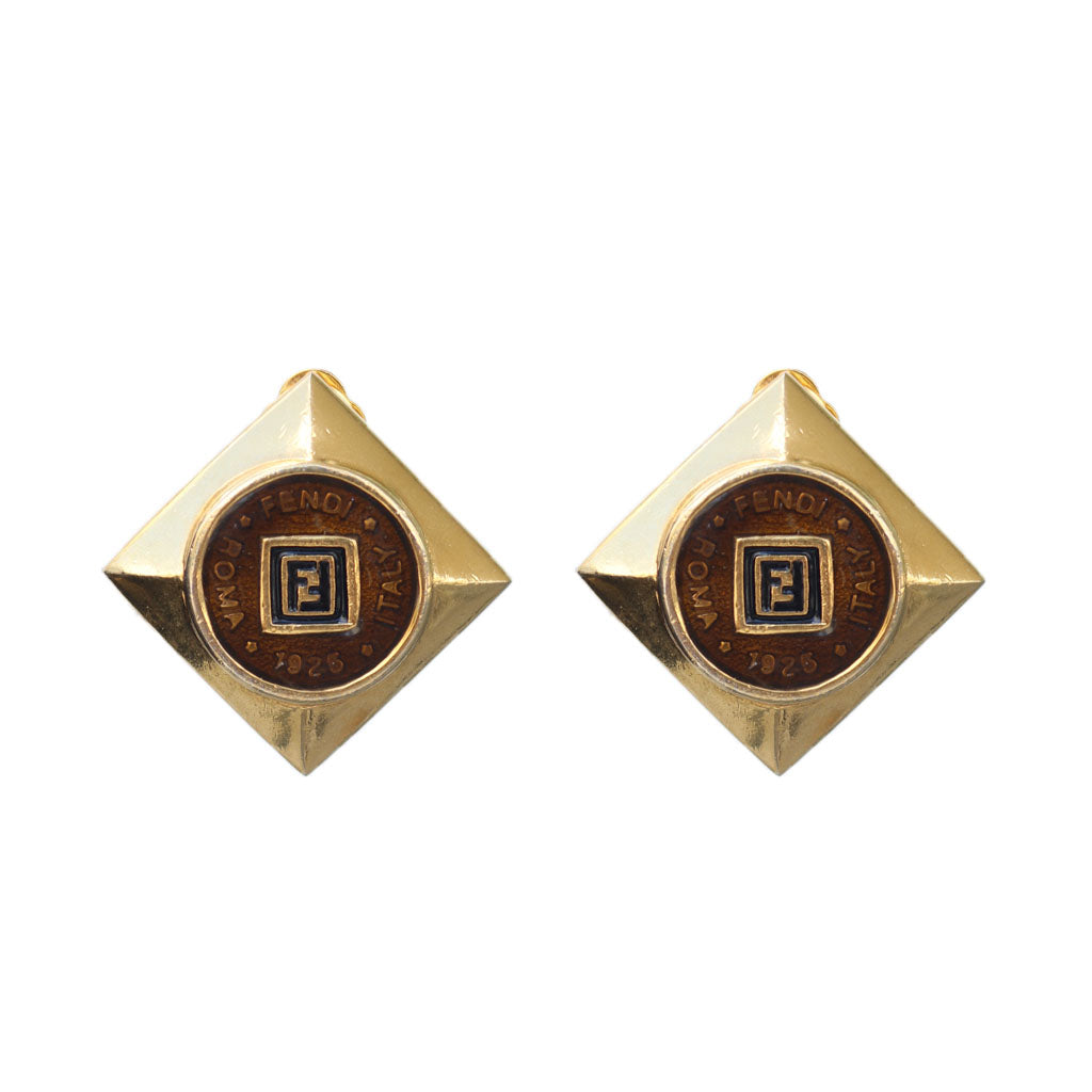 Vintage fendi earrings on sale