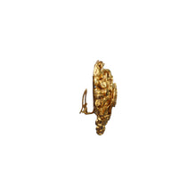 Load image into Gallery viewer, Signed Vintage Christian Lacroix Comma Gold Tone Earrings (Clip-On) c.1980s