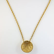 Load image into Gallery viewer, Vintage Signed Christian Dior Gold Plated &amp; Crystal Pendant Necklace