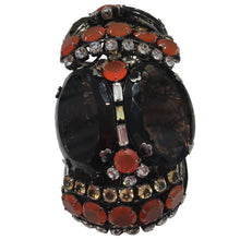 Load image into Gallery viewer, Iradj Moini Vintage Carnelian &amp; Smokey Quartz Crystal Bracelet