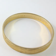 Load image into Gallery viewer, Vintage Signed Monet Gold Striped Bangle