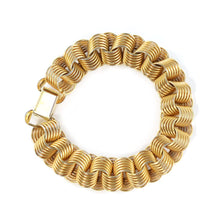 Load image into Gallery viewer, Vintage Gold-tone Link Bracelet c. 1950 (Also available as set with necklace)