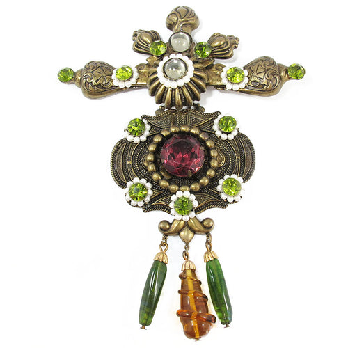 Signed 'Vrba' Military Style Brooch Brooch