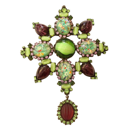 Signed 'Vrba' Lawrence VRBA Unsigned Military Style Brooch Brooch