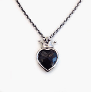 William Griffiths Sterling Silver Heart Design Necklace